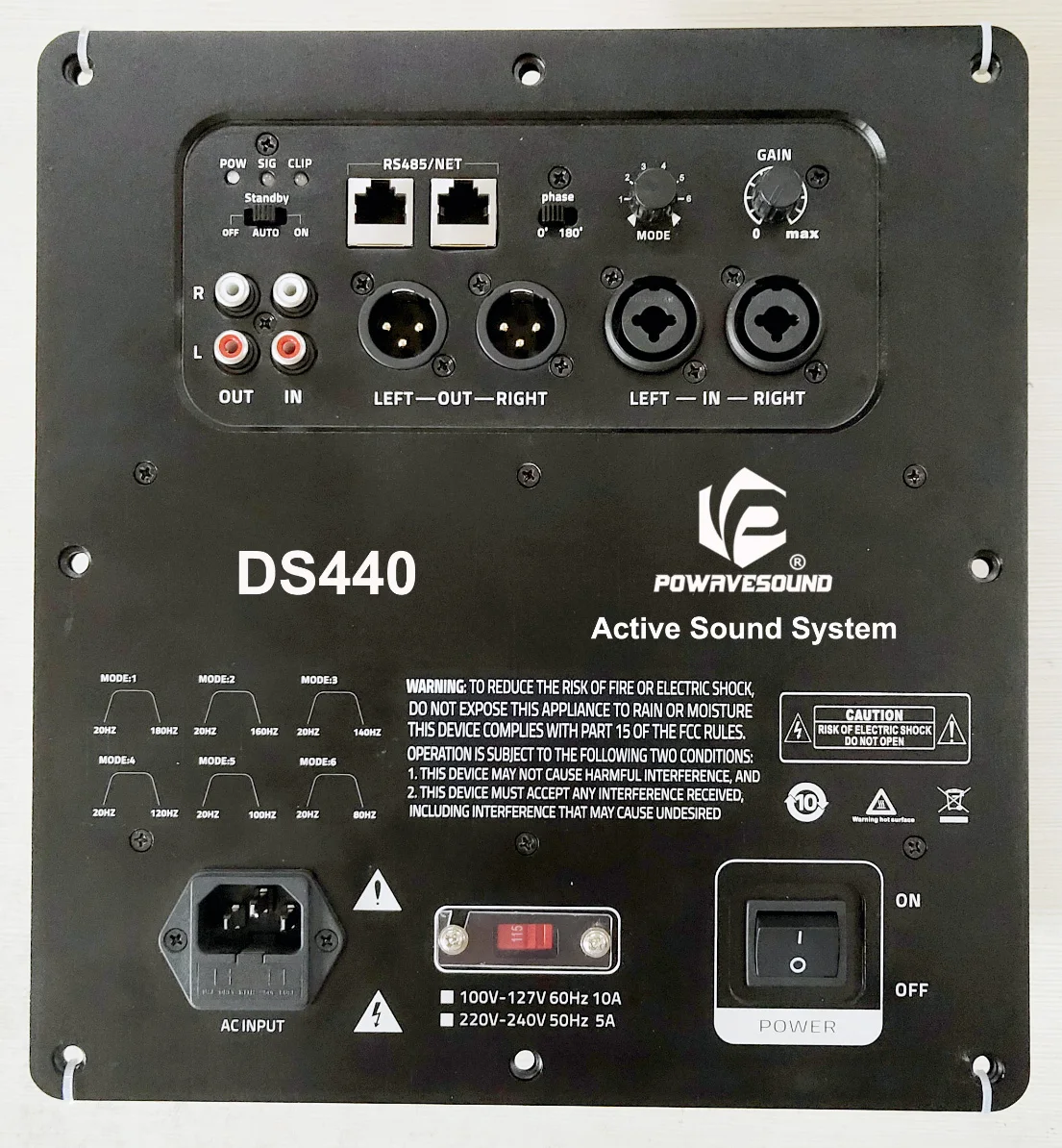 Ds Series 800w Module Amplifier For Active Subwoofer Professional