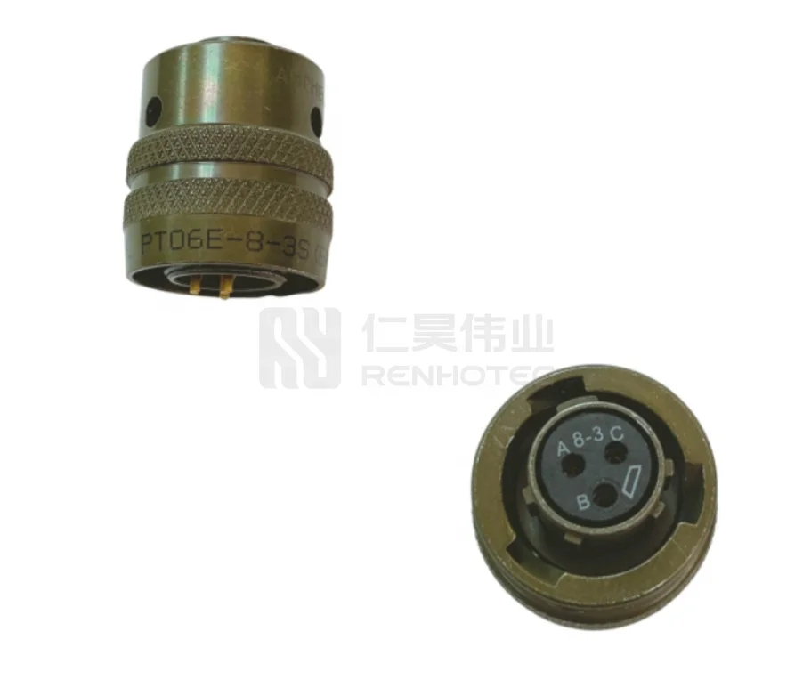 Bayonet Type MIL DTL 26482 MS3116E8-3S 3-Prong Female Plug