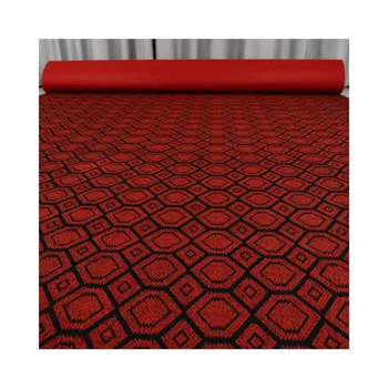 Hot Sales Factory Decorative Office Hotel Parlor Hallway Thickened Exhibition Carpet Jacquard Red Carpet For Events