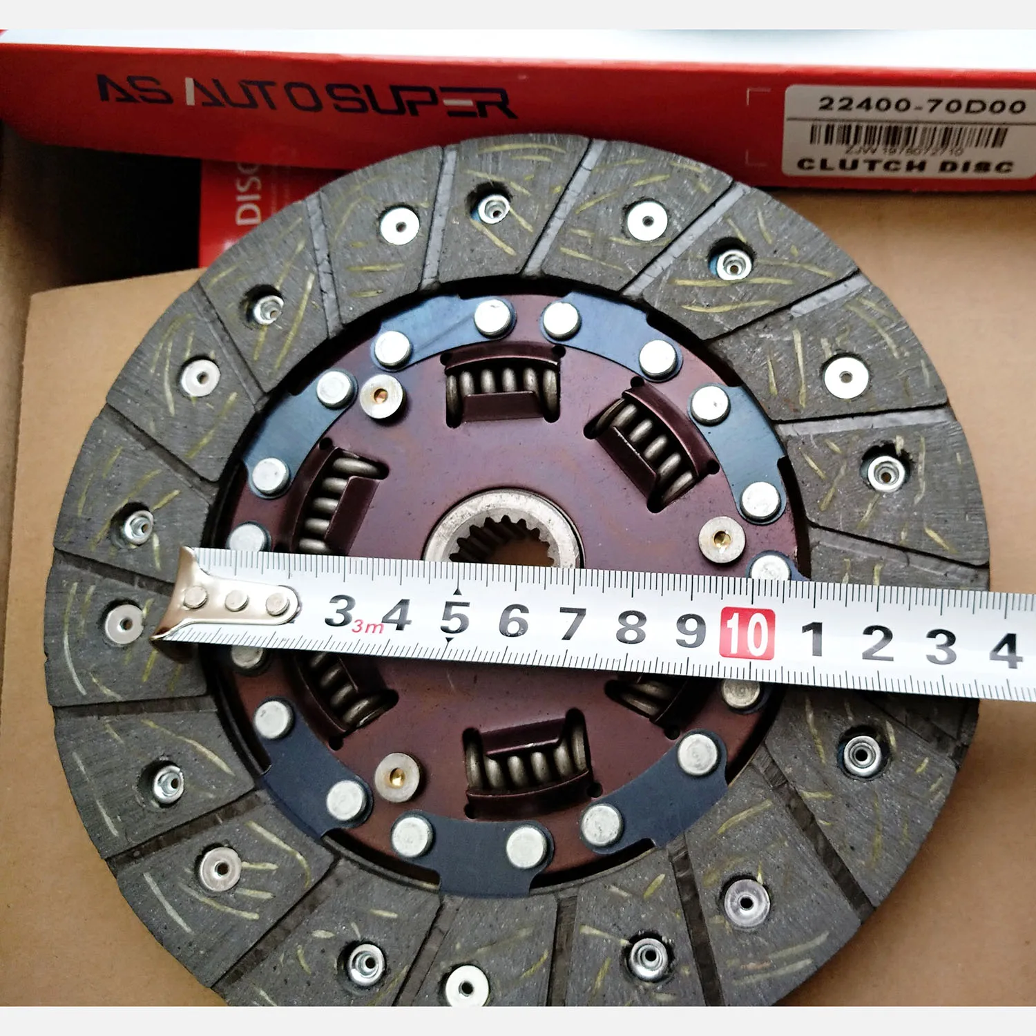 Clutch Disc for SUZUKI CARRY F6A - AS AUTO SUPER 22400-70D00