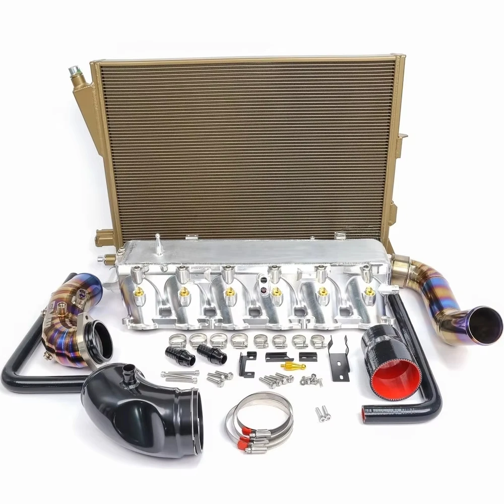 B58TU G-Series Charge Air Cooler Manifold With Charge Cooler Water Radiator For M340 M440 G20 G22