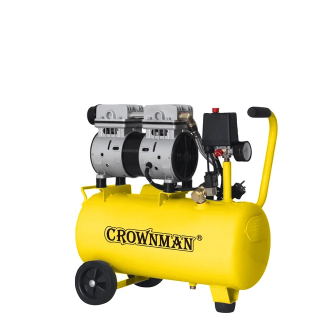 CROWNMAN 30Litre 1400W  Electric Silent And Oil Free Air Compressor