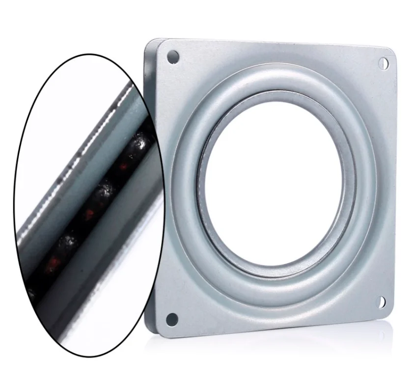 Вращающаяся поворотная пластина, металлический подшипник, поворотная пластина, настольные инструменты для кухонных шкафов, стол, поворотная пластина, запчасти для поворотного стола