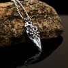 Steel-colored pendant