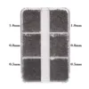 6-Slot Mini Steel Balls #Gun Black (0.5-0.8-1.0mm)