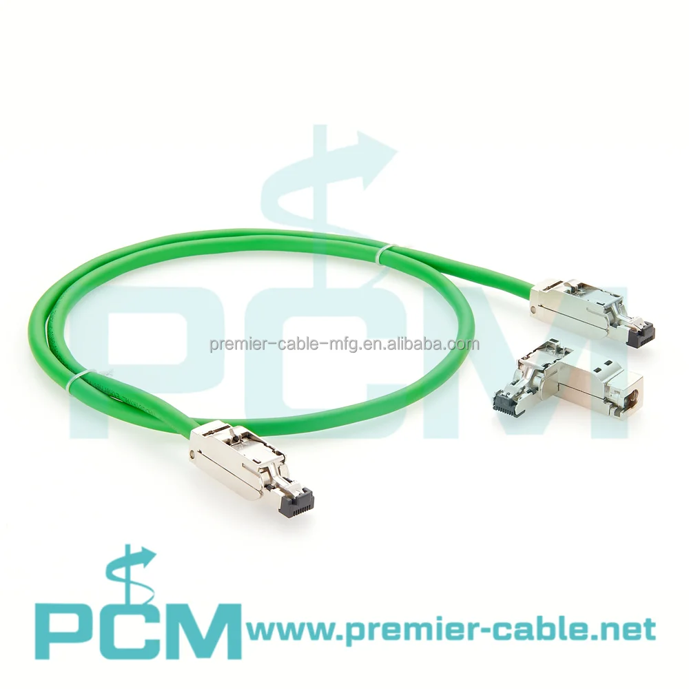 Industrial Ethernet Metal PUR Profinet RJ45 Patch Cable details