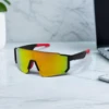 Black frame with yellow lends