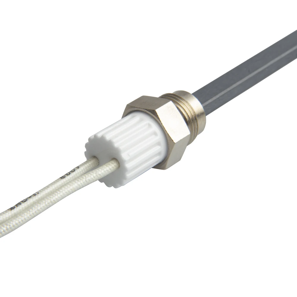 HF1204 Silicon Nitride Igniter Quartz Igniter Silicon Nitride Heater for Stoves Pellet BBQ Hydrogen Energy Vehicles 3/8 Flange