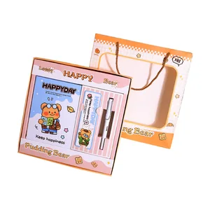 2026  Custom A6 Cute Cartoon Capybara Journal Diary hardcover  Notebook gift box  for Students