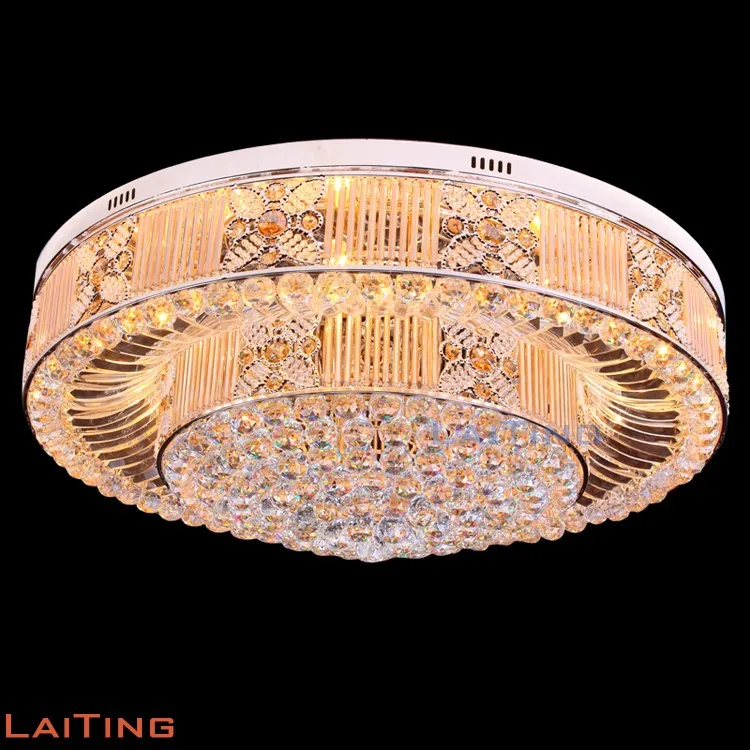 Salon CFL Ceiling Light K9 Crystal Chandelier Lighting