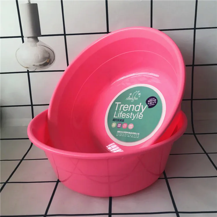 Круглая дешевая пластиковая раковина из полипропилена, пластиковая раковина