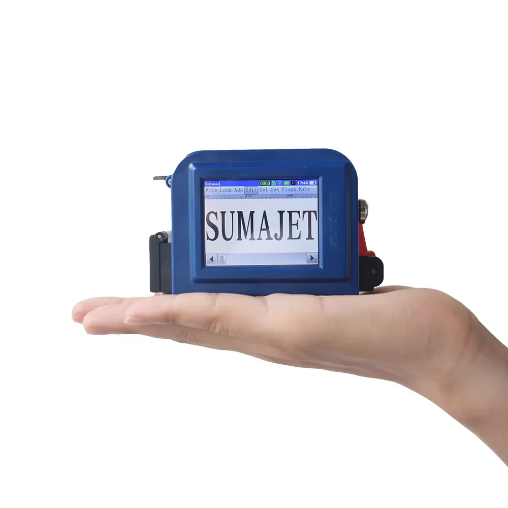 New Mini Optional Handheld Printer Smart Ink Jet /handheld Inkjet Printer for Date &barcode Printing