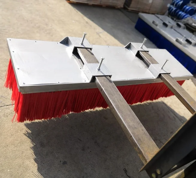 Forklift Sweeper Attachment Broom Flat Steel Wire - Buy Forklift Broom ...