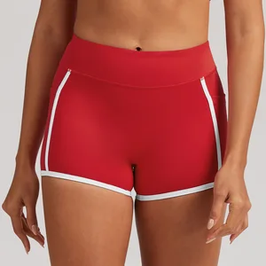 Unique Design Splice Style Gym Fitness Sport Wear Yoga Workout Short for Women