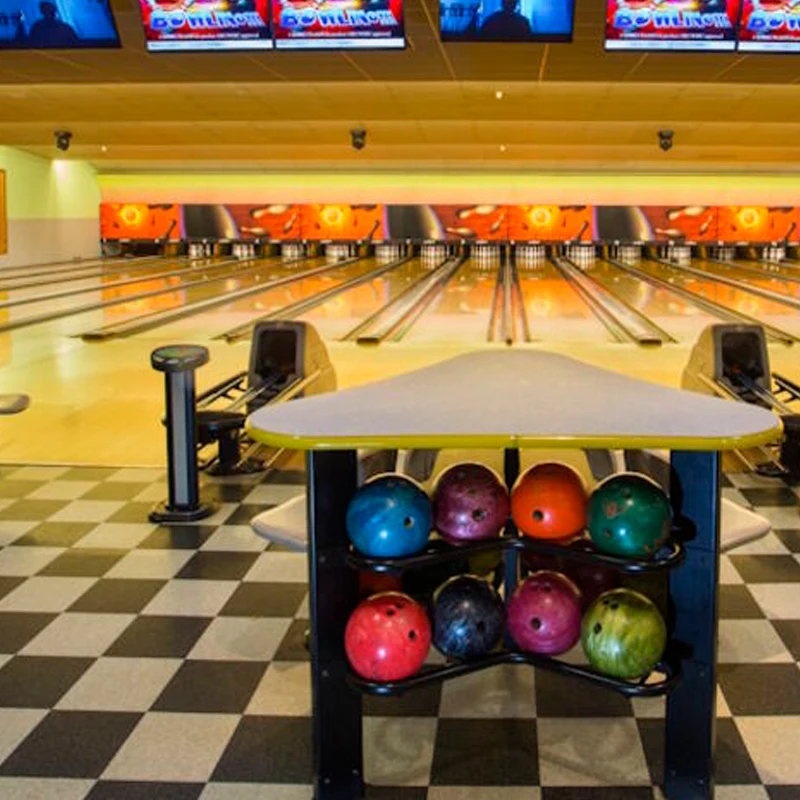 Interactive Wood Floor Projection Bowling Machine AR Indoor Entertainment Alley Game Equipment