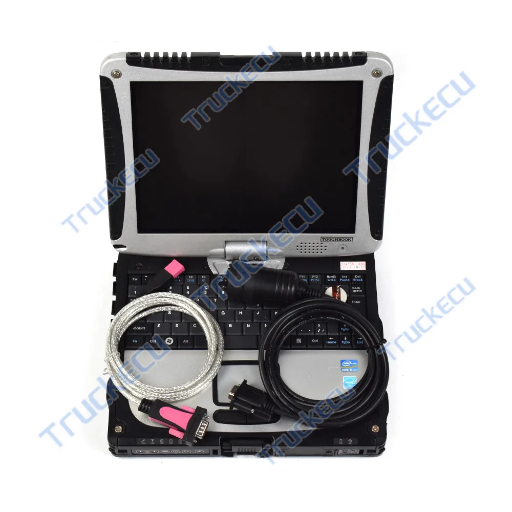 CF19 Laptop Full Set for Liebherr DIAGNOSTIC Tool for Liebherr Crane Truck Excavator Diagnosis for Liebherr Sculi Lindiag