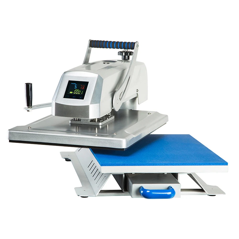 Digital Heat Press Machine Push-pull Rotatable Head Sublimation Machine Multifunctional for Printing T-shirt DHP-1804