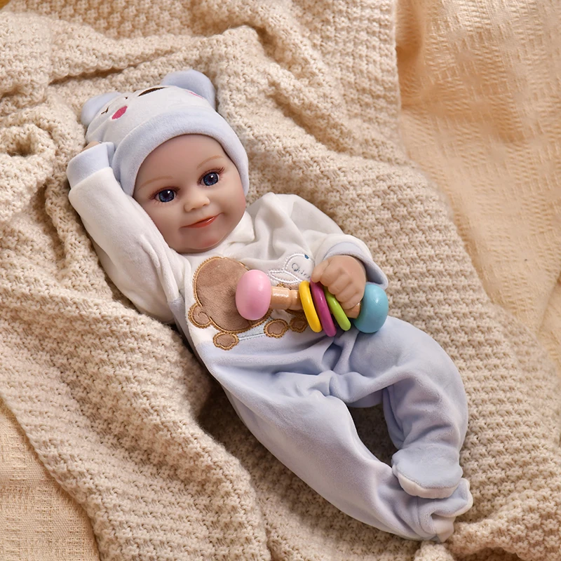 Customized 40cm Children's Newborn Vinyl Silicone Baby Dolls 16 Inch Reborn  Doll for Girl Play Gift for Sale