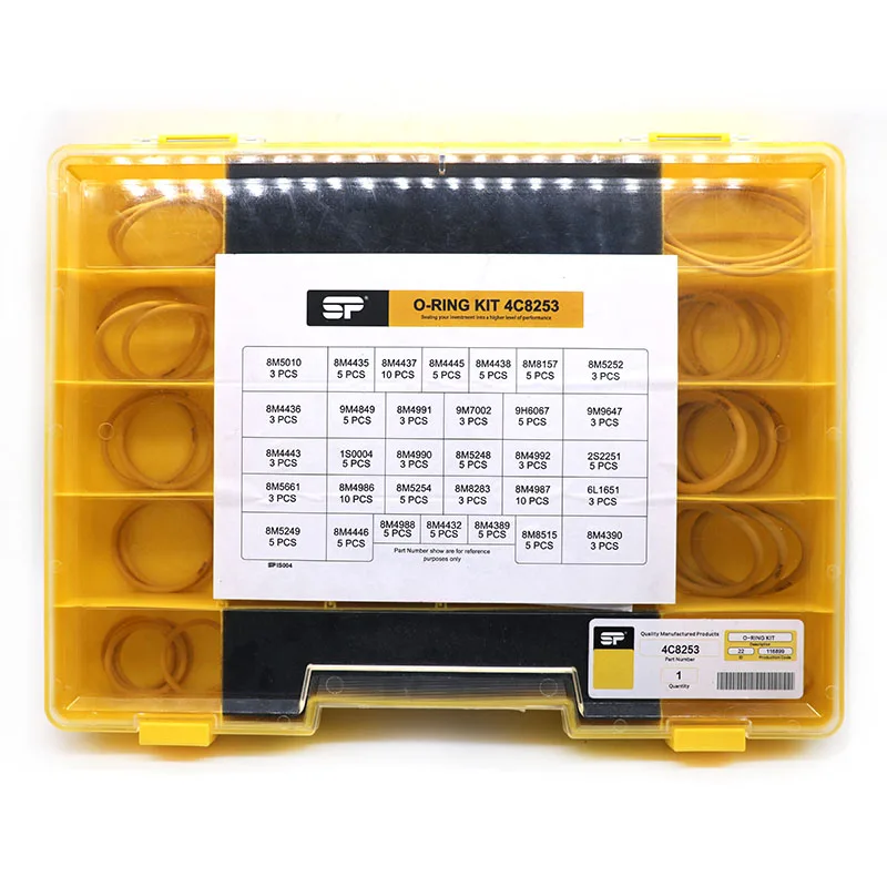 4c8253 Oring Kit Box 4c8253 Dring Rubber O Rings For Cat Excavator