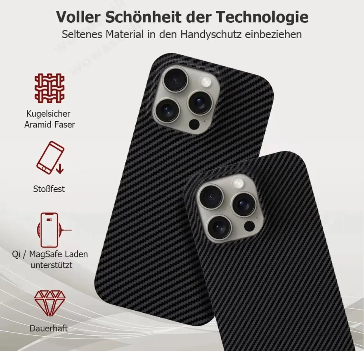 Real Carbon Fiber Phone case for iphone 15 14 13 12 Pro Max Fashion ...