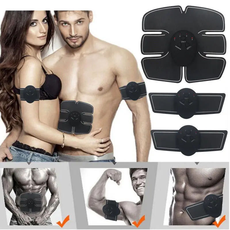 Abs Trainer EMS Muscle Stimulator Ab Toning Fitness Training Abdominal Muscles Toner for Six Pack