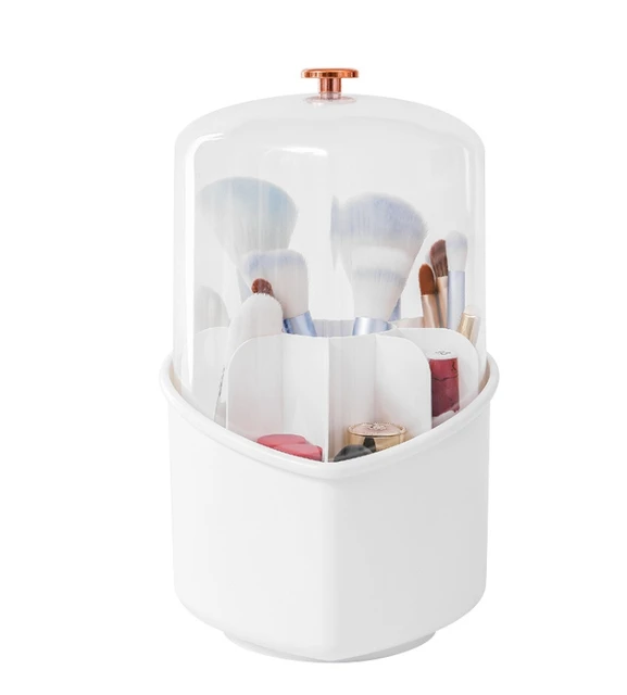 Acrylic makeup brush storage box storage bucket