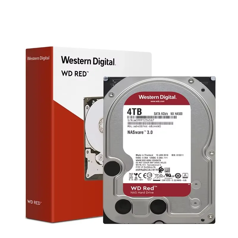 WD40EFAX 4TB Hard Drive - High Performance for NAS Storage