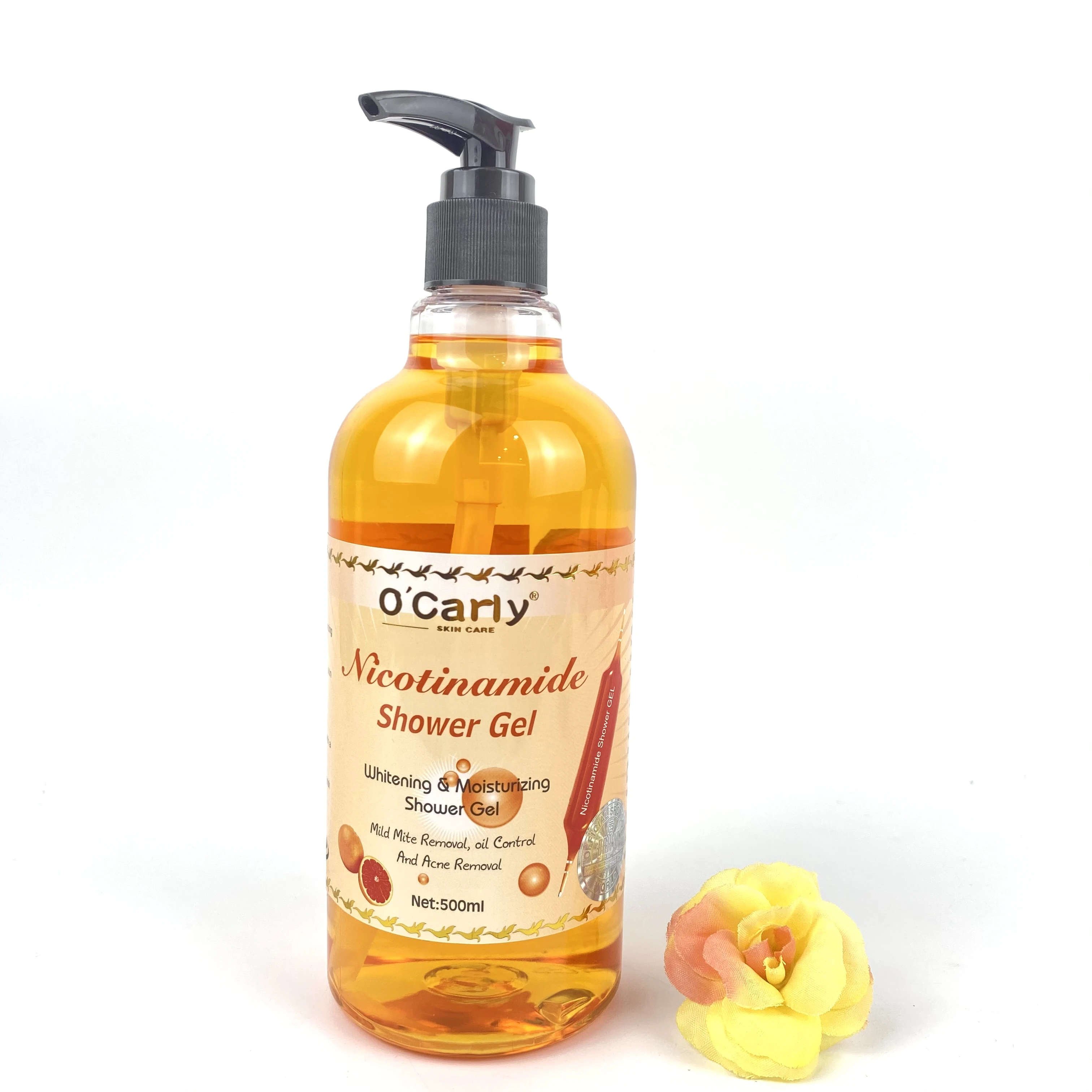 Gel Douche Exfoliant Blanchissant – Niacinamide & Alpha Arbutin, 1000ml, Peau Tous Types