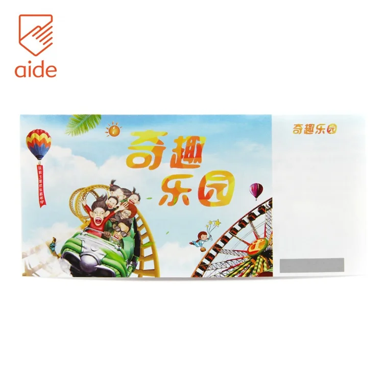 Фабричный дешевый персонализированный бумажный билет для концерта, торжества, выкупа, лотереи, печать билетов на царапинах