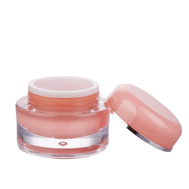 15g acrylic pink face cream Eye cream jar Cosmetic skin care product packaging plastic