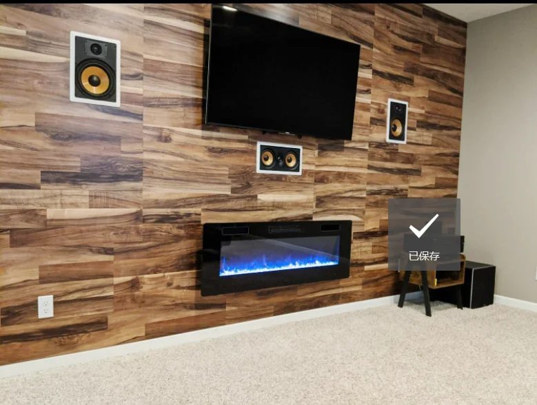 Electric Fireplace, 3d, Wall - detail 92