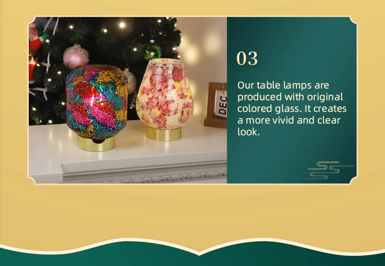 2024 Multicolor Ball Lights Glass Table Lamp LED Night Light for Home Decoration manufacture