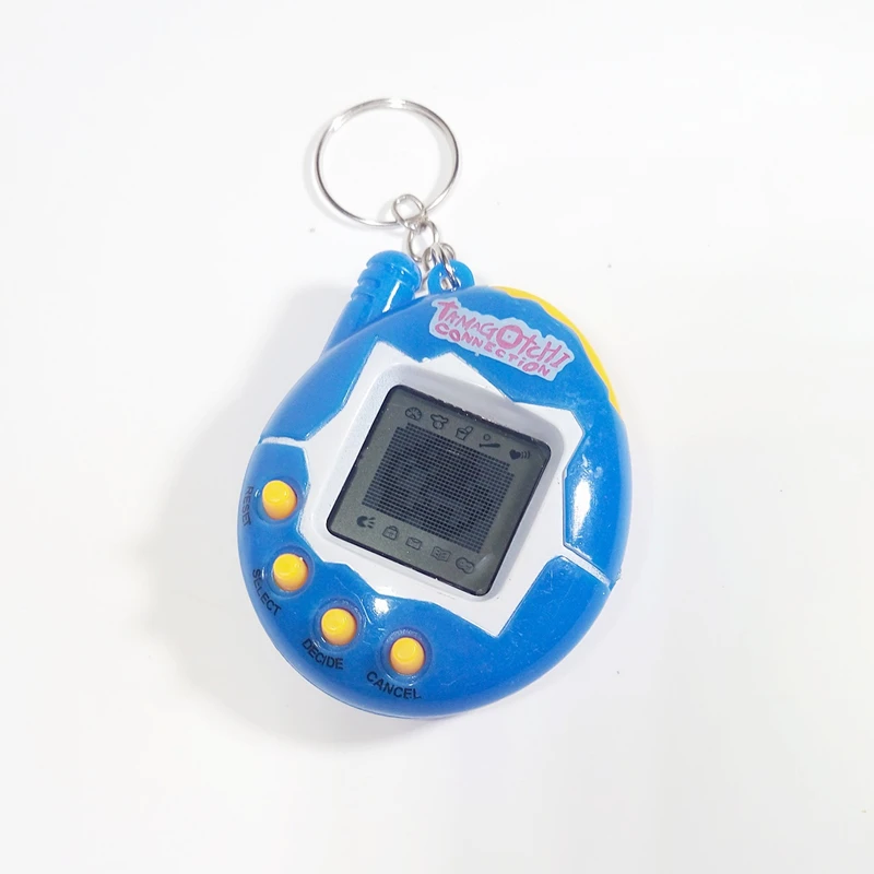 Прозрачные электронные питомцы Tamagotchi 90S 1 шт. ностальгические 168 в одном виртуальные цифровые забавные игрушки для