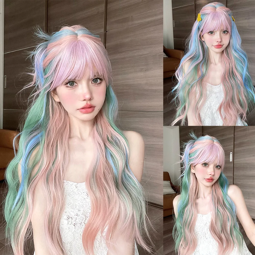 28” RAINBOW LONG 2024 WIG *NEW*