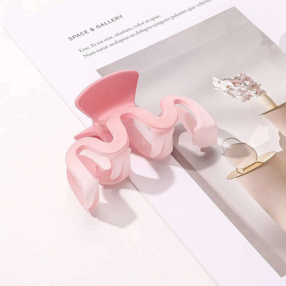 Модные мини пластиковые акриловые заколки для волос розовый цвет зажим женщин аксессуары девочек