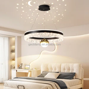 Modern Luxury LED Chandelier Light Iron Pendant Lamp with Switch Control for Kitchen Room or Island-Fashion Design