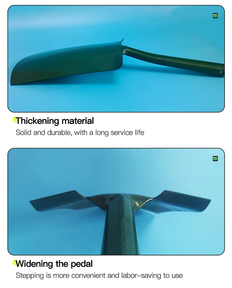 product factory wholesale metal agricultural outdoor camping metal spade shovel head with customizable  handle-5