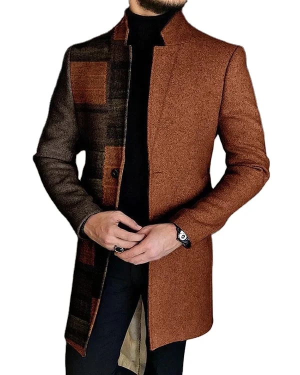 New Fashion Factory Manufacture Winter Padding Jacket Thick Puff Coat Mens Long Parka_voghion.com