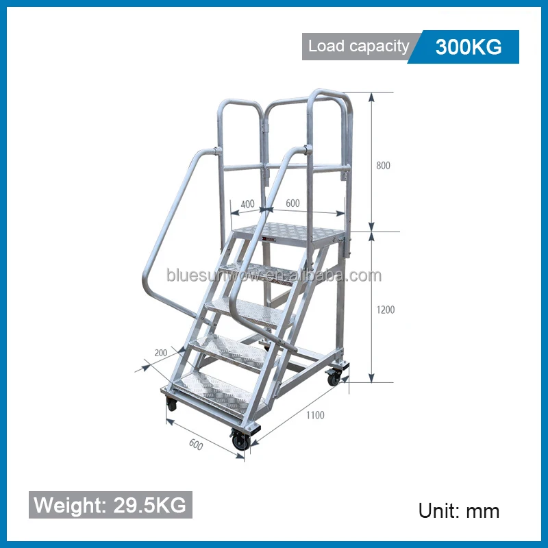 Aluminum Mobility Bridging Steps Double Side Ladder Industrial ...