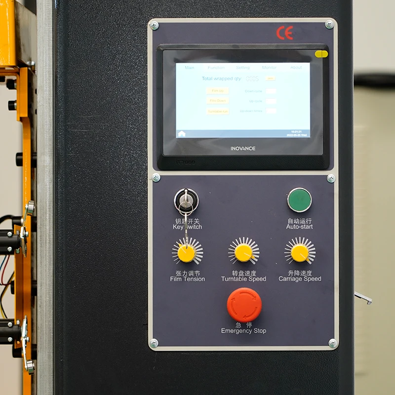 T1650FM Top Pressure Pallet Wrapper in Food Industry Packaging Industry Pallet Wrapping Machine