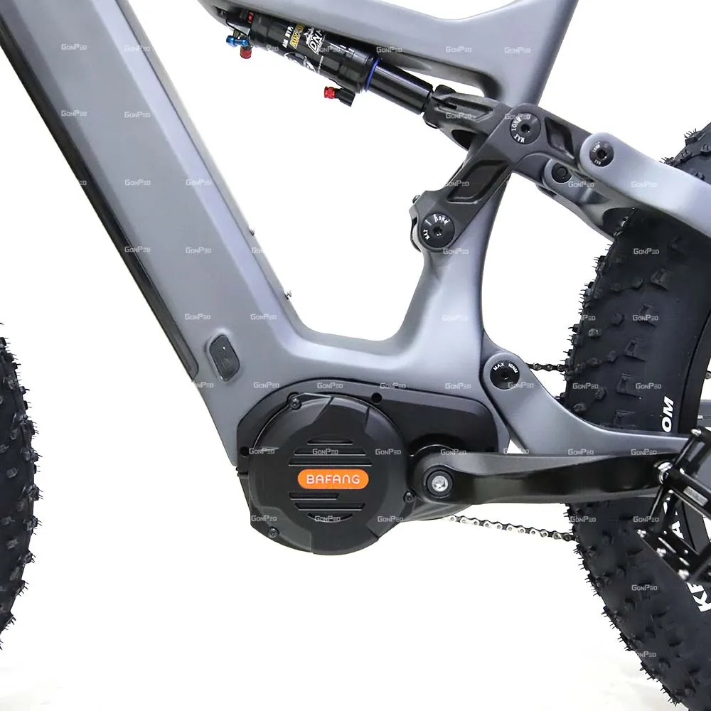 Gonped THUNDER 9 Speed Long Range Electric Road Bike Bafang 1000w Middrive 48v  Electric Bicycle Carbon Fiber E Mountainbike