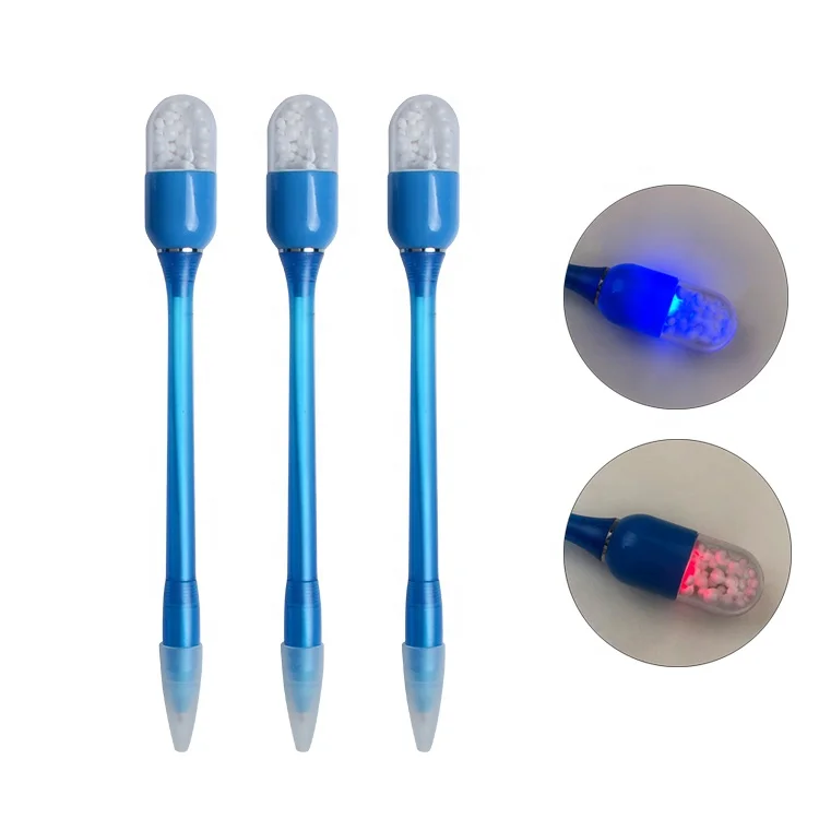 Multi Functional Led Light up Pen with UV Light Bulb 2 in 1 Ballpoint Pen with Led Flashlight for Promo