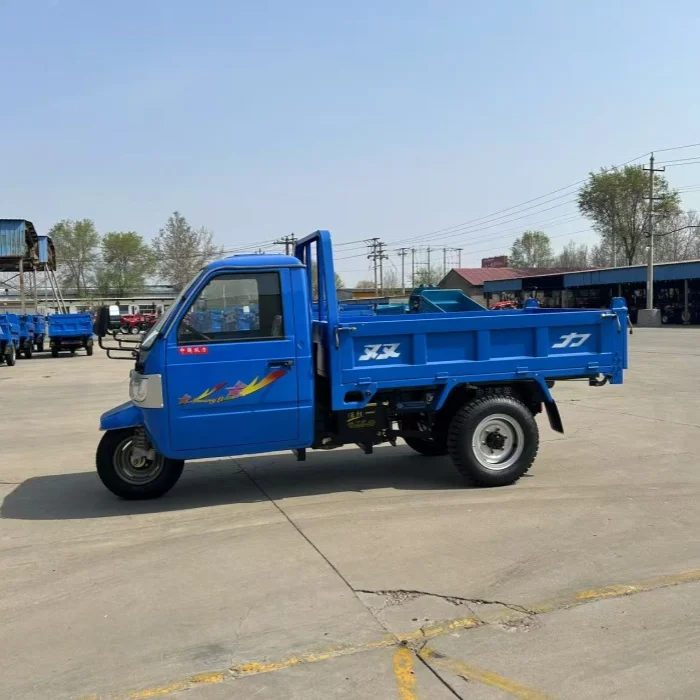 Africa Market Motorized Cargo Tricycle Seats with Cabin 22 HP