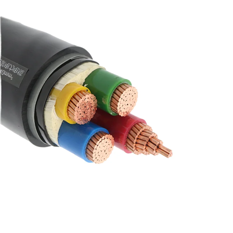 Wholesale 2/3/4/5 Cores 4mm2 6mm2 10mm2 16mm2 25mm2 35mm2 50mm2 95mm 120mm 185mm XLPE Underground Cable NYY 4*10mm²