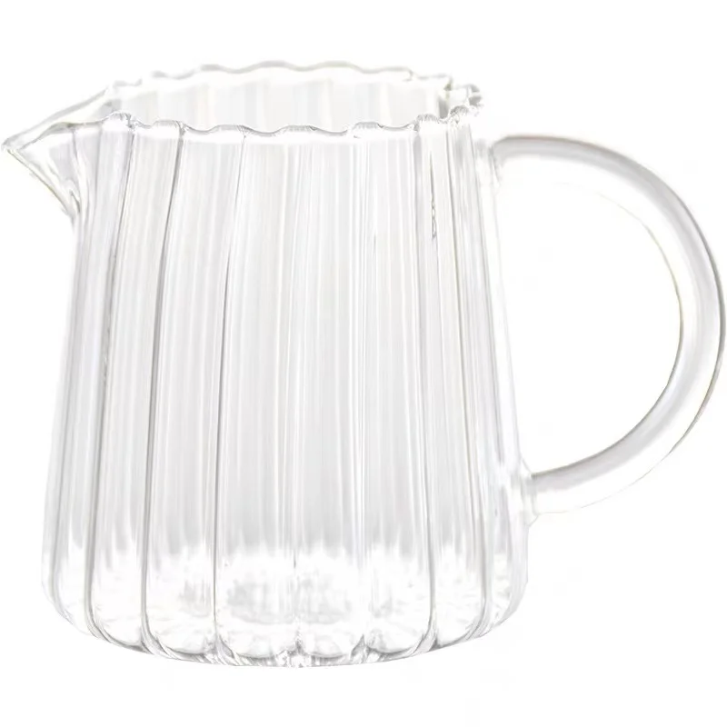 250ml Glass Measuring Cup Milk Jug Heat Resistant Glass Cup Measure Jug  Creamer Scale Cup Tea Coffe