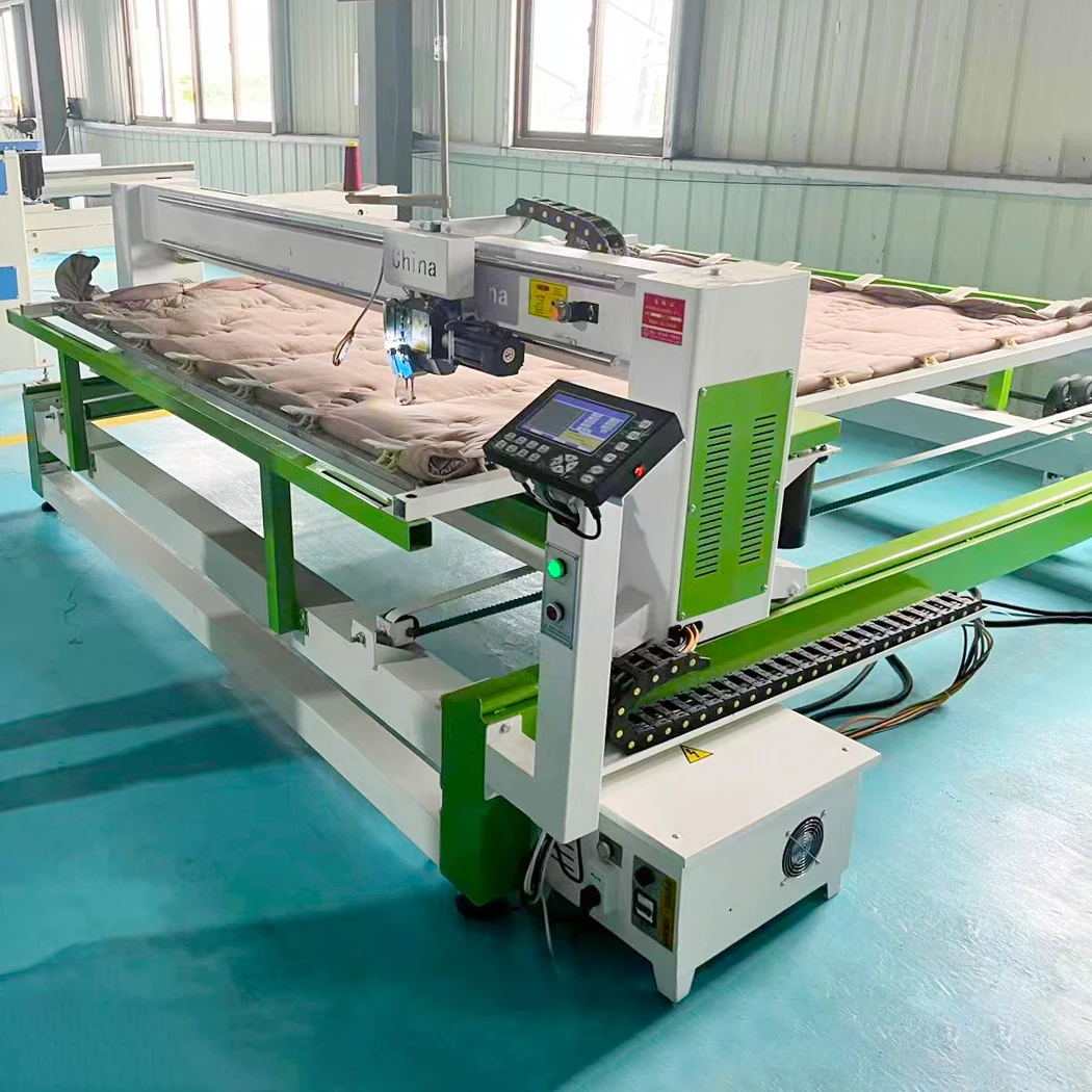 Computerized Quilting Machine Industrial Quilt Sewing CNC Single Needle Mattress Fabric Carpet Bedcover Embroidery Machine