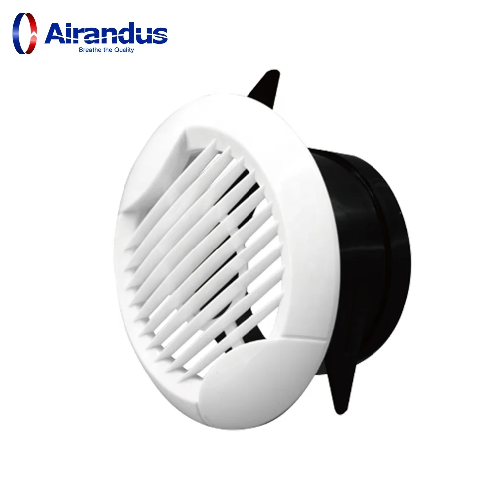 Hvac System Air Conditioner Exhaust Decorative Round White Ceiling Air ...