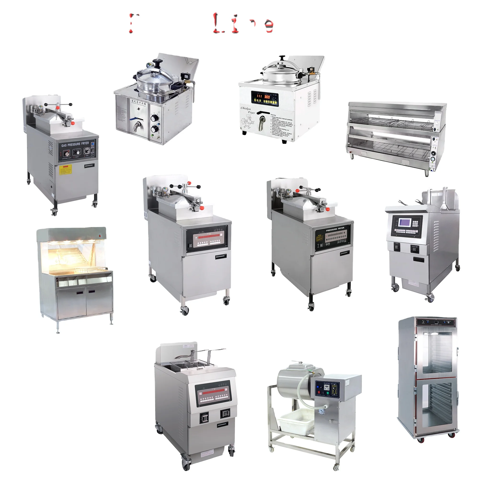 Fried Chicken Machine Fryer Burger 4kw Electric 25l Commercial