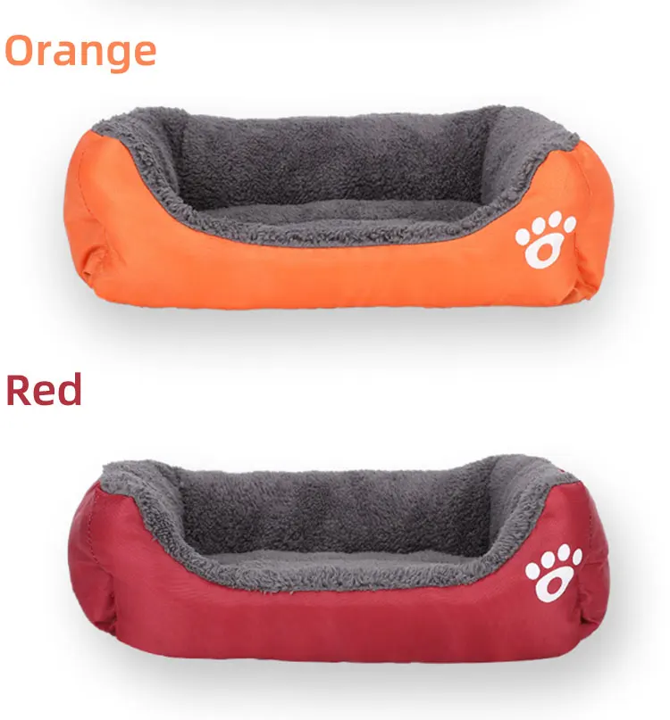 Large Medium Dogs Cats Waterproof Anti Slip Bottom Pet Beds Soft Sofa Dog Bed