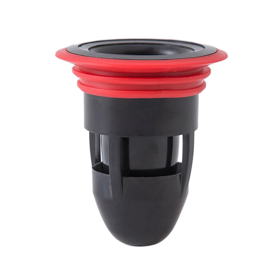 Nucleo Antiodore Per Scarico A Pavimento | 2 Pezzi | Plastica | Per Cucina, Bagno, Balcone | Nero